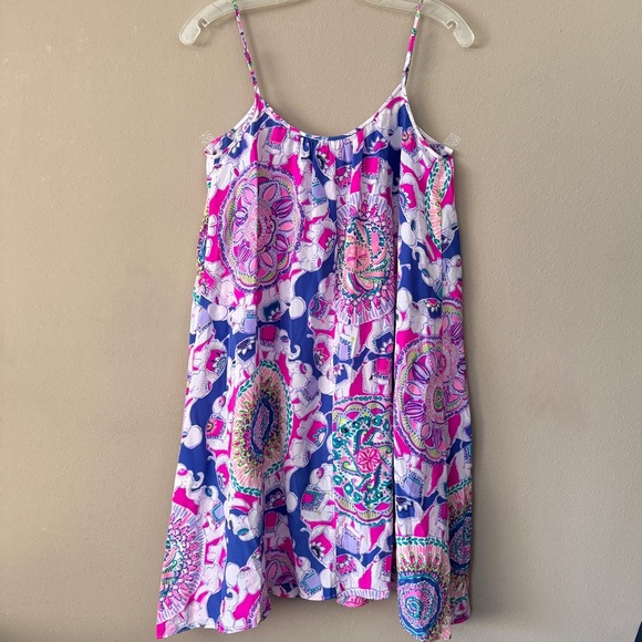 NWOT Lilly Pulitzer Play That Trunky Music Rooney 100% Silk Dress Size XS - Picture 9 of 12